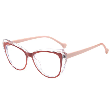 Brown Cat Eye High End Prescription Reading Glasses