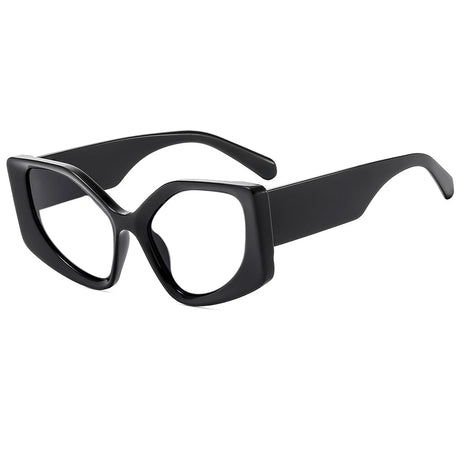 Cat Eye Large Frame Presbyopic  Eyewear black