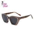 Cat Eye Magnet Clip On Polarized Sunglasses Sassy Chick Logo