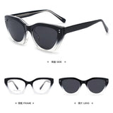 Cat Eye Magnet Clip On Polarized Sunglasses