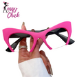 Cat Eye Optical Half Frame Computer Myopia Eyeglasses Sassy Chick Logo