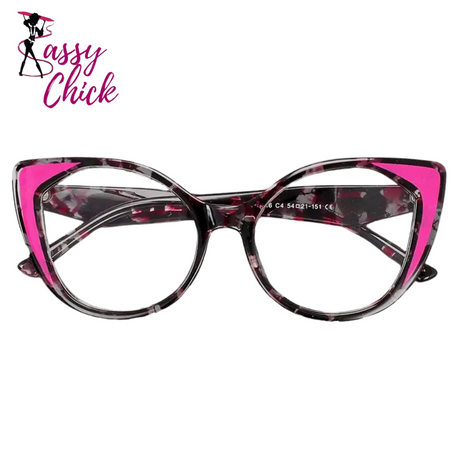 Cat Eye Optical Presbyopic Reading Glasses Sassy Chick Logo