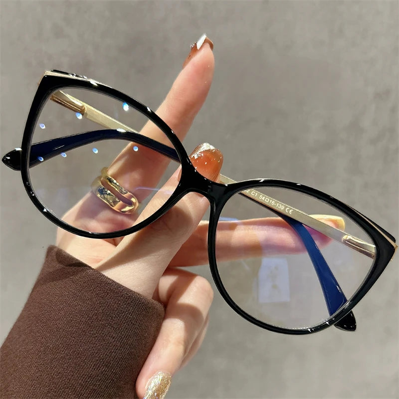 Cat Eye Prescription Myopia Hyperopia Optical Eyeglasses