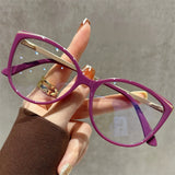 Cat Eye Prescription Myopia Hyperopia Optical Eyeglasses