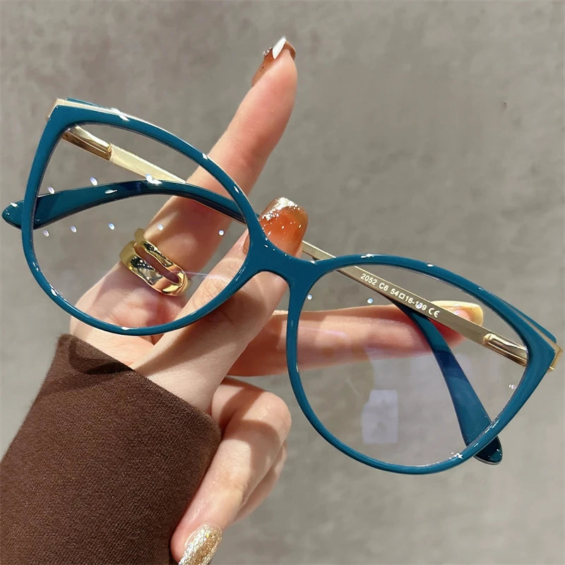 Cat Eye Prescription Myopia Hyperopia Optical Eyeglasses
