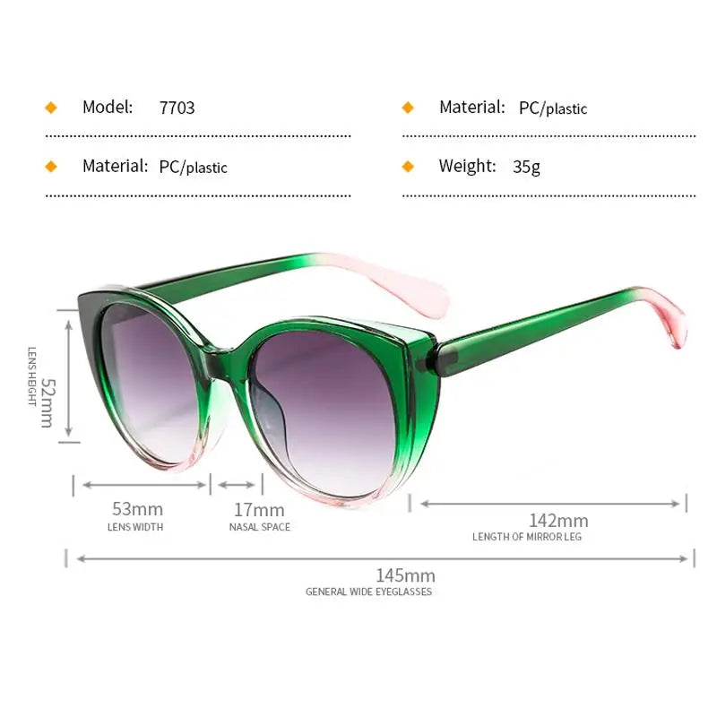 Cat Eye Sunglasses Vintage Description
