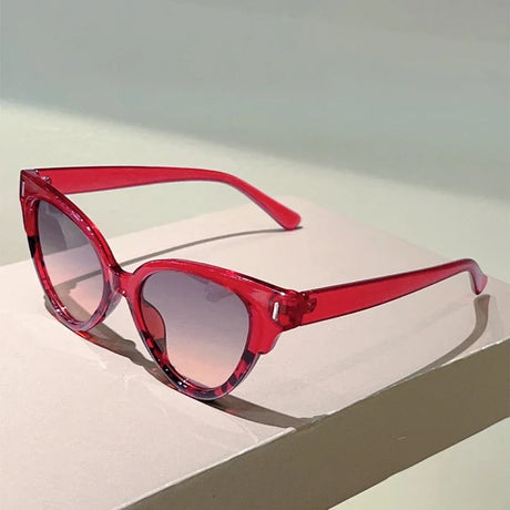 Red Cat Eye Vintage Fashion Casual Decor Sunglasses