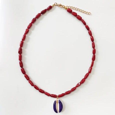 Charm Rope Chain Handmade Shell Choker