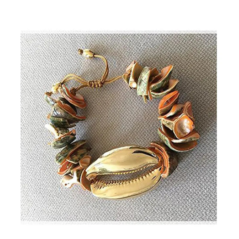 Charm Rope Chain Handmade Shell Choker