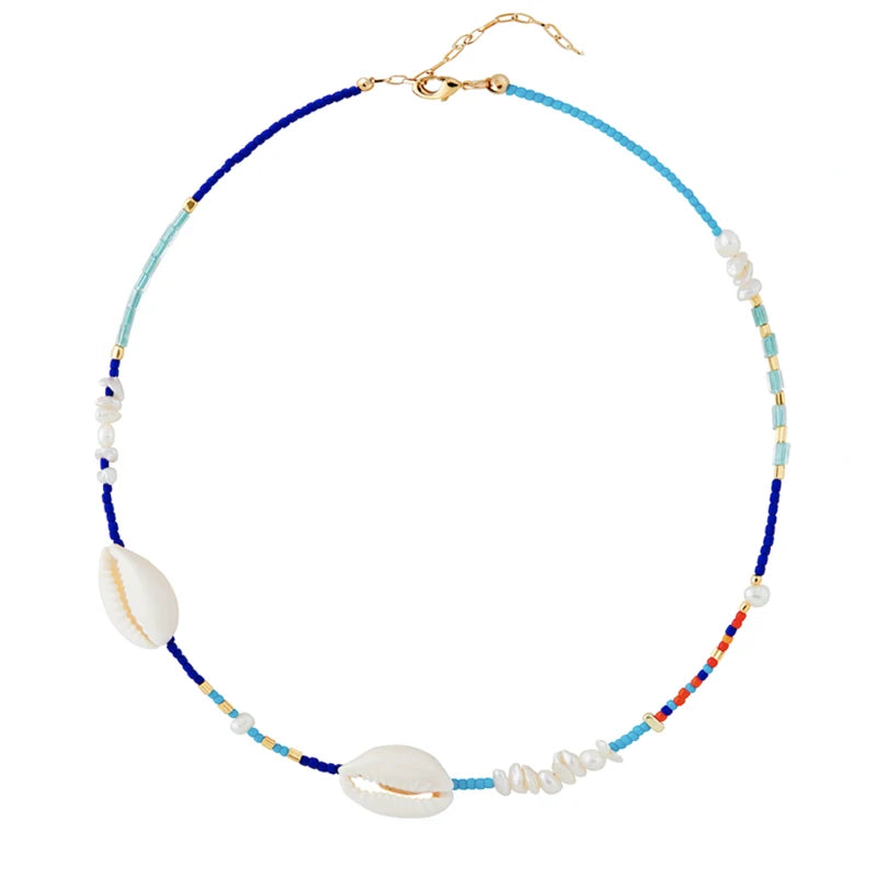 Charm Rope Chain Handmade Shell Choker