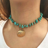 Charm Rope Chain Handmade Shell Choker