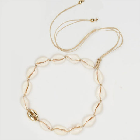 Charm Rope Chain Handmade Shell Choker