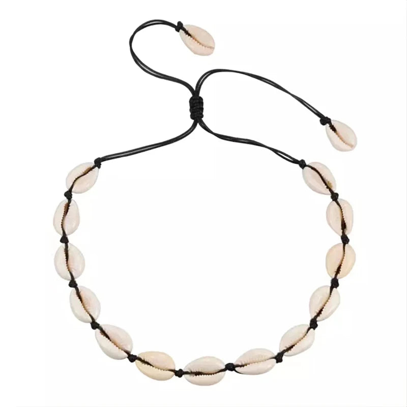 Charm Rope Chain Handmade Shell Choker