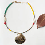 Charm Rope Chain Handmade Shell Choker