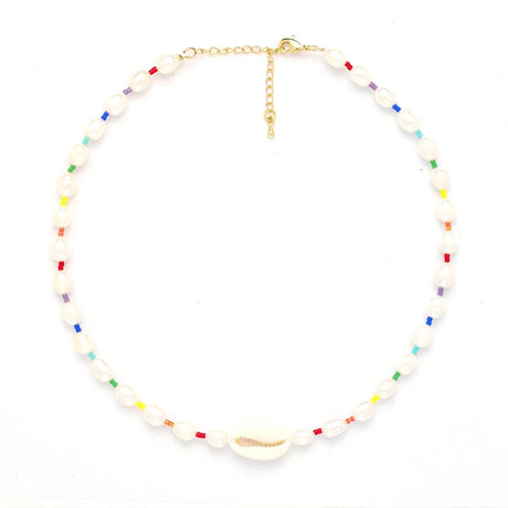 Charm Rope Chain Handmade Shell Choker