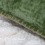 Soft chenille 45x45cm decorative throw pillow cover for couch, sofa, or bed