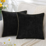 Soft chenille 45x45cm decorative throw pillow cover for couch, sofa, or bed
