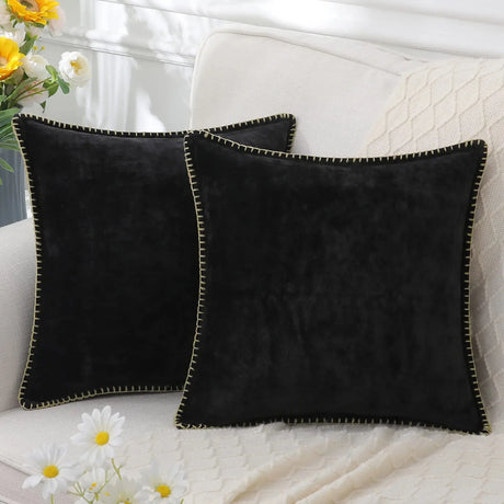 Soft chenille 45x45cm decorative throw pillow cover for couch, sofa, or bed