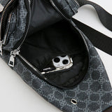 Compartment Chest Multifunction Messenger Bag with Earphone Hole