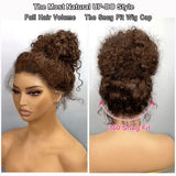 Chocolate Brown 30 Inch Deep Wave Lace Front Wig Human Hair