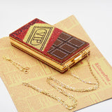 Chocolate Red Diamonds Clutch Bags