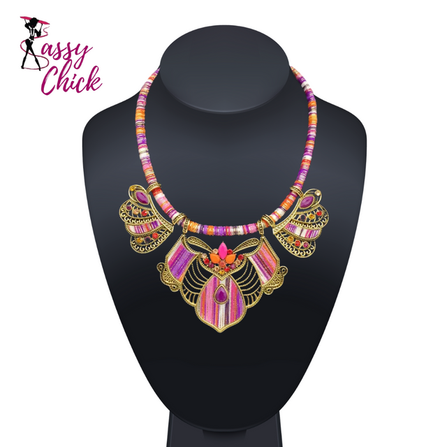 Chunky Bohemian Geometric Jewelry Set Sassy Chick Logo