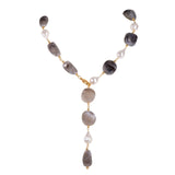 Chunky Irregular Beaded Collarbone Necklace