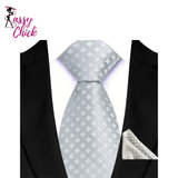 Classic Floral Paisley 8CM Ties Handkerchief Gravata Sassy Chick Logo