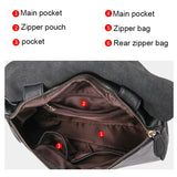 Compartment of Classic Leopard Pattern Large Capacity Bag