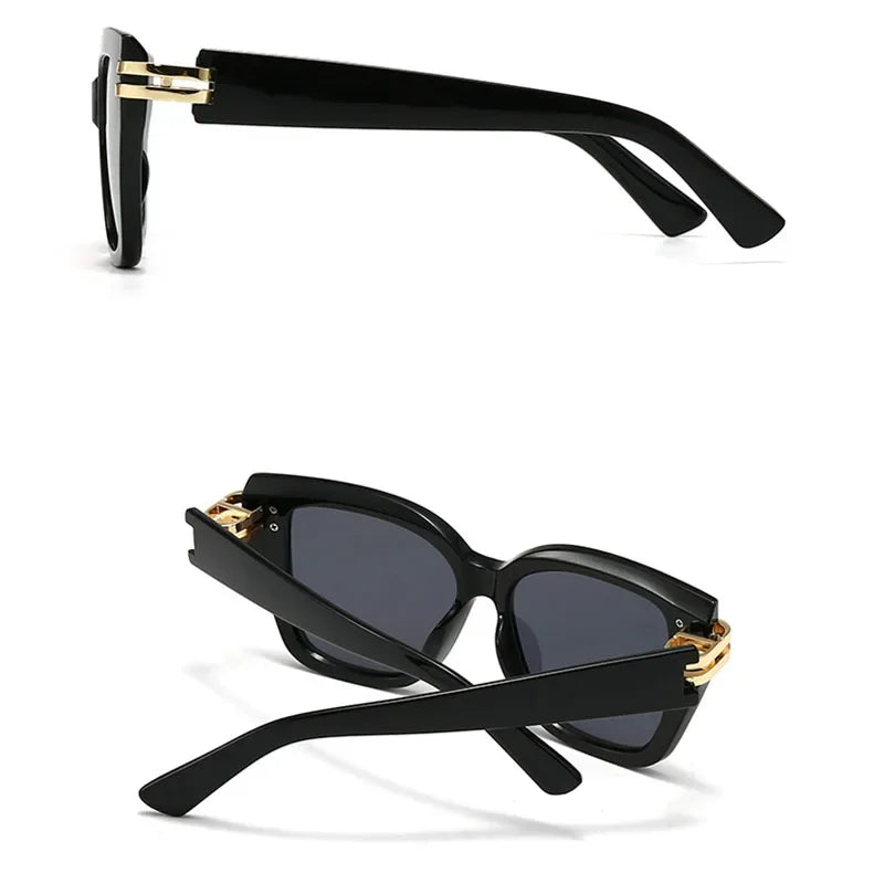 Classic Luxury Vintage Square UV400 Sunglasses