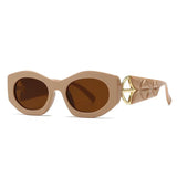 Classic Punk Popular Big Frame Cat Eye Sunglasses
