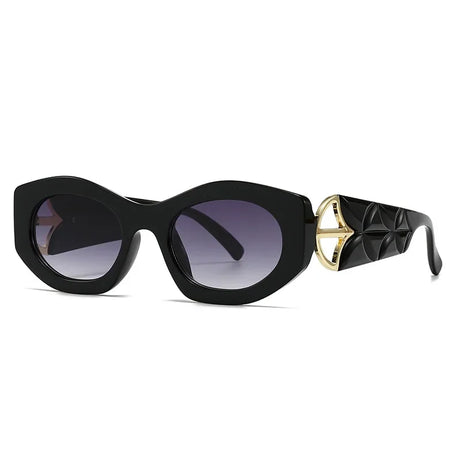 Classic Punk Popular Big Frame Cat Eye Sunglasses