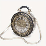 Classic Retro Clock Creative Shoulder Bag