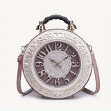 Classic Retro Clock Creative Shoulder Bag