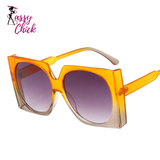 Classic Retro Square Women/Men Sunglasses Sassy Chick Logo