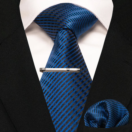 Classic Silk Plaid Stripe Paisley Men's Tie 8cm