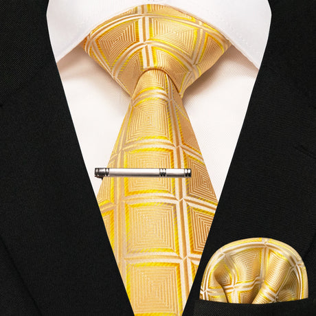 Classic Silk Plaid Stripe Paisley Men's Tie 8cm