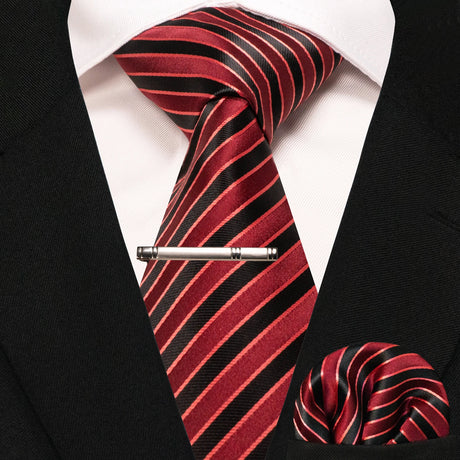 Classic Silk Plaid Stripe Paisley Men's Tie 8cm