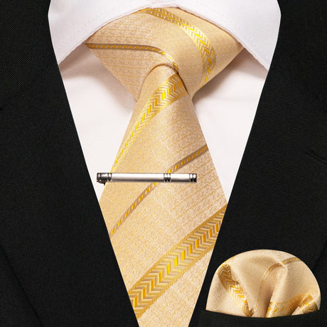 Classic Silk Plaid Stripe Paisley Men's Tie 8cm