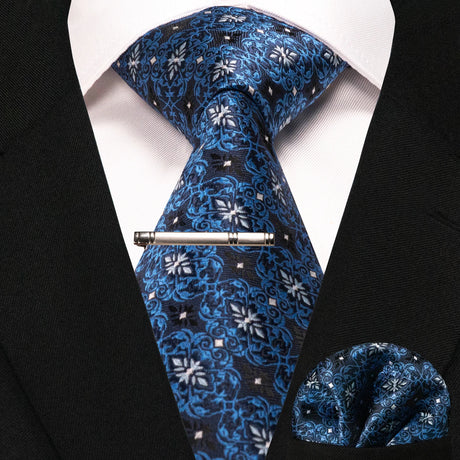 `Classic Silk Plaid Stripe Paisley Men's Tie 8cm