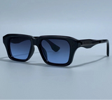 Black Classic Square Polarized Steampunk UV400 Sunglasses