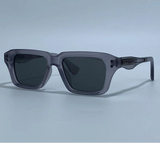 Gray Classic Square Polarized Steampunk UV400 Sunglasses