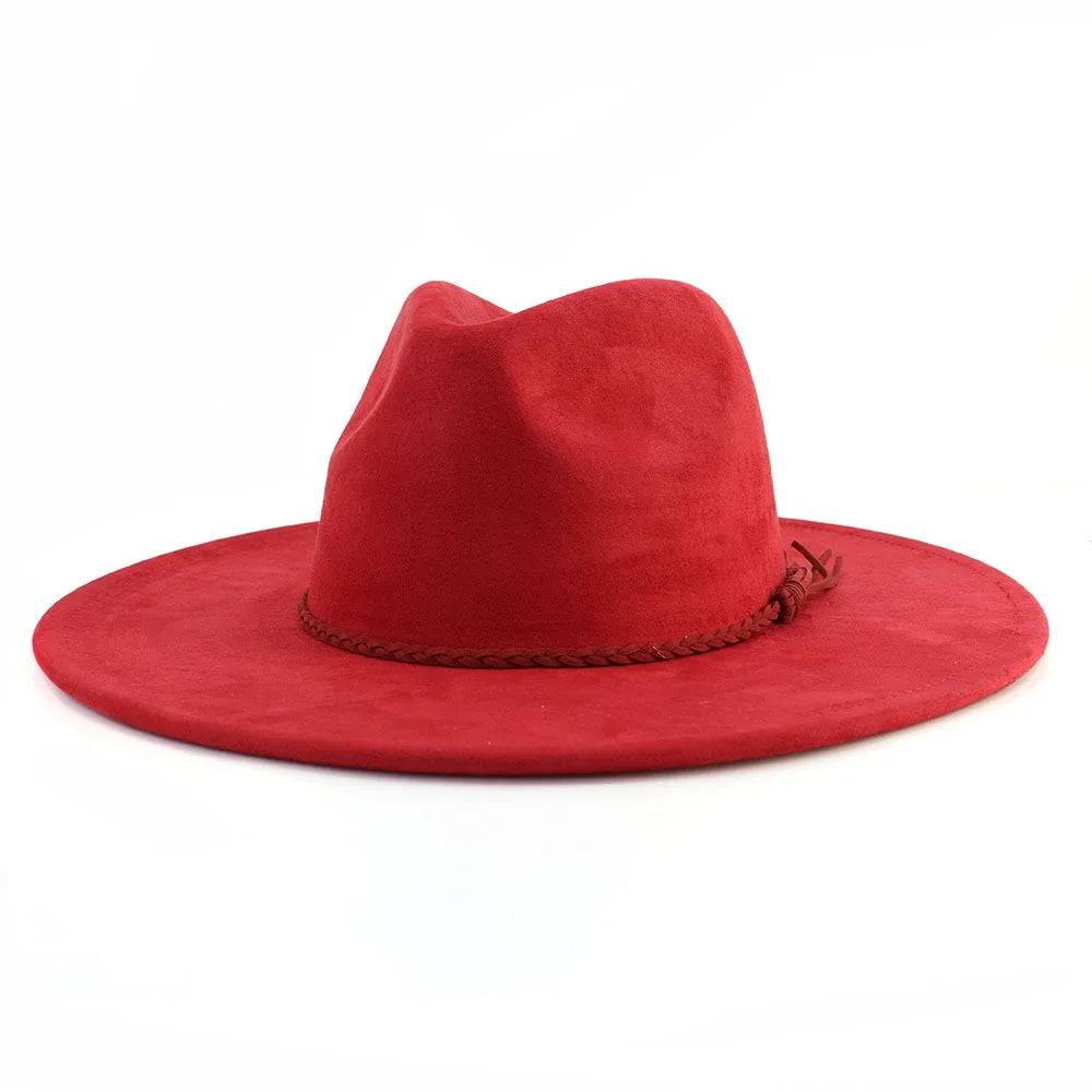 red fedora hat