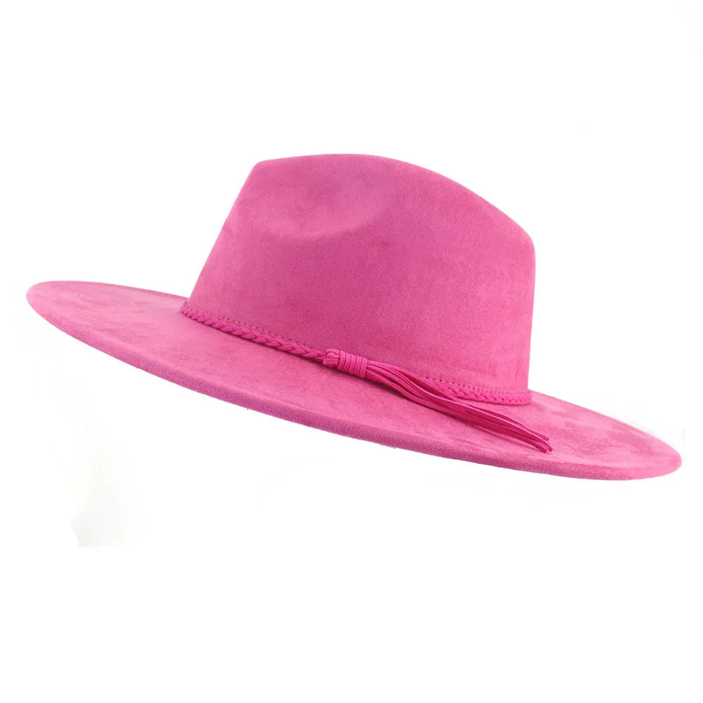 pink fedora hat
