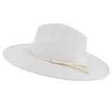 white fedora hat
