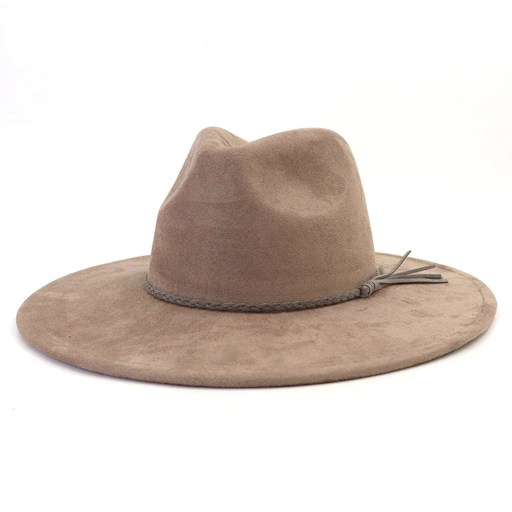 brown fedora hat