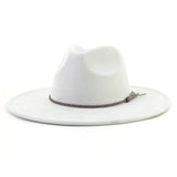 white fedora hat