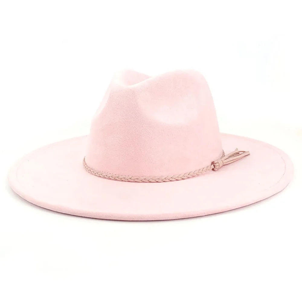 pink fedora hat