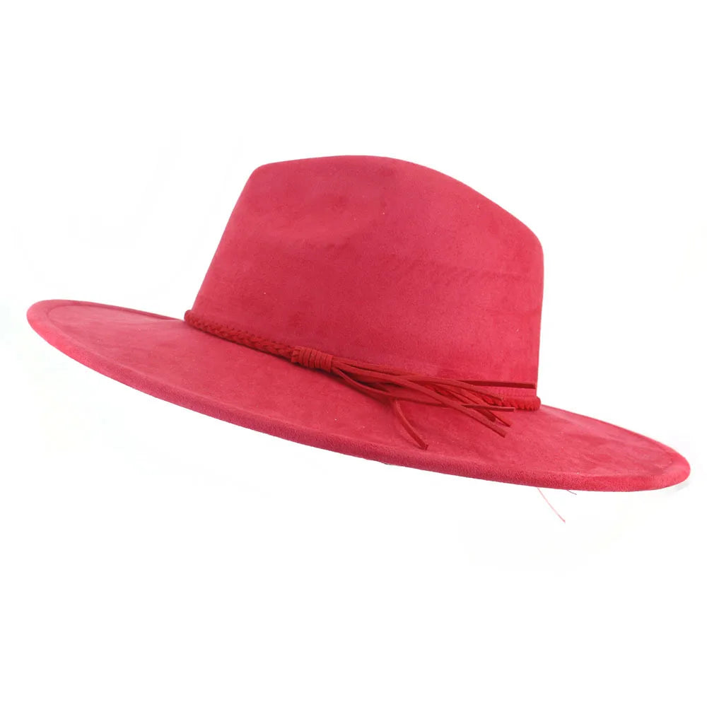 red fedora hat