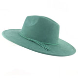 blue fedora hat